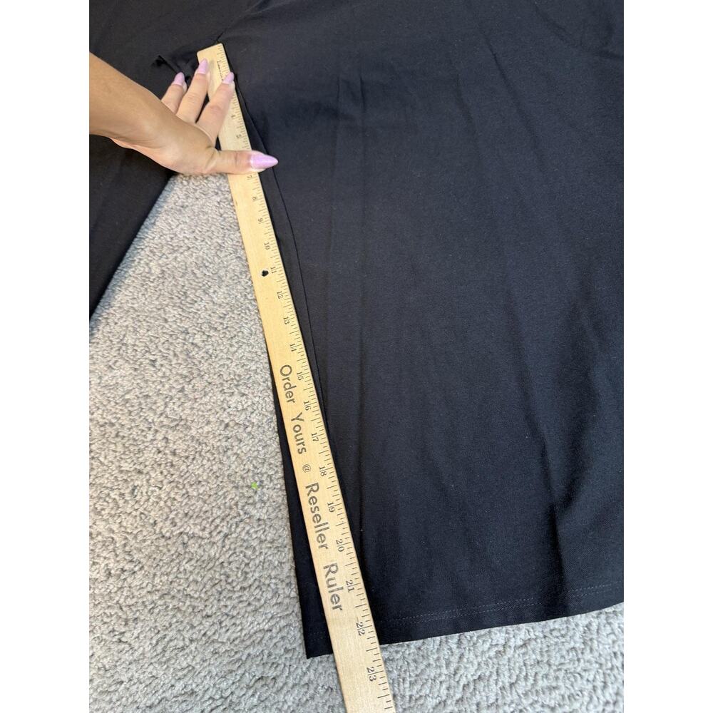Eileen Fisher Pants Womens 3X Black Cropped Pull On Stretch Wide Leg 23 Inseam - Picture 6 of 15